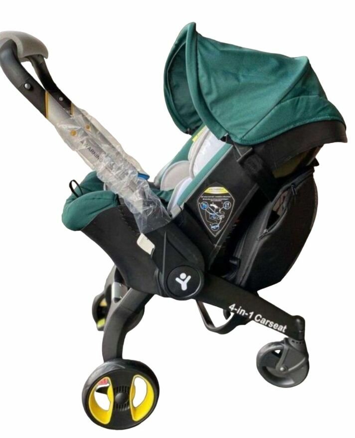 Автолюлька группа 0+ (до 13 кг) stroller 4 in1, изумруд