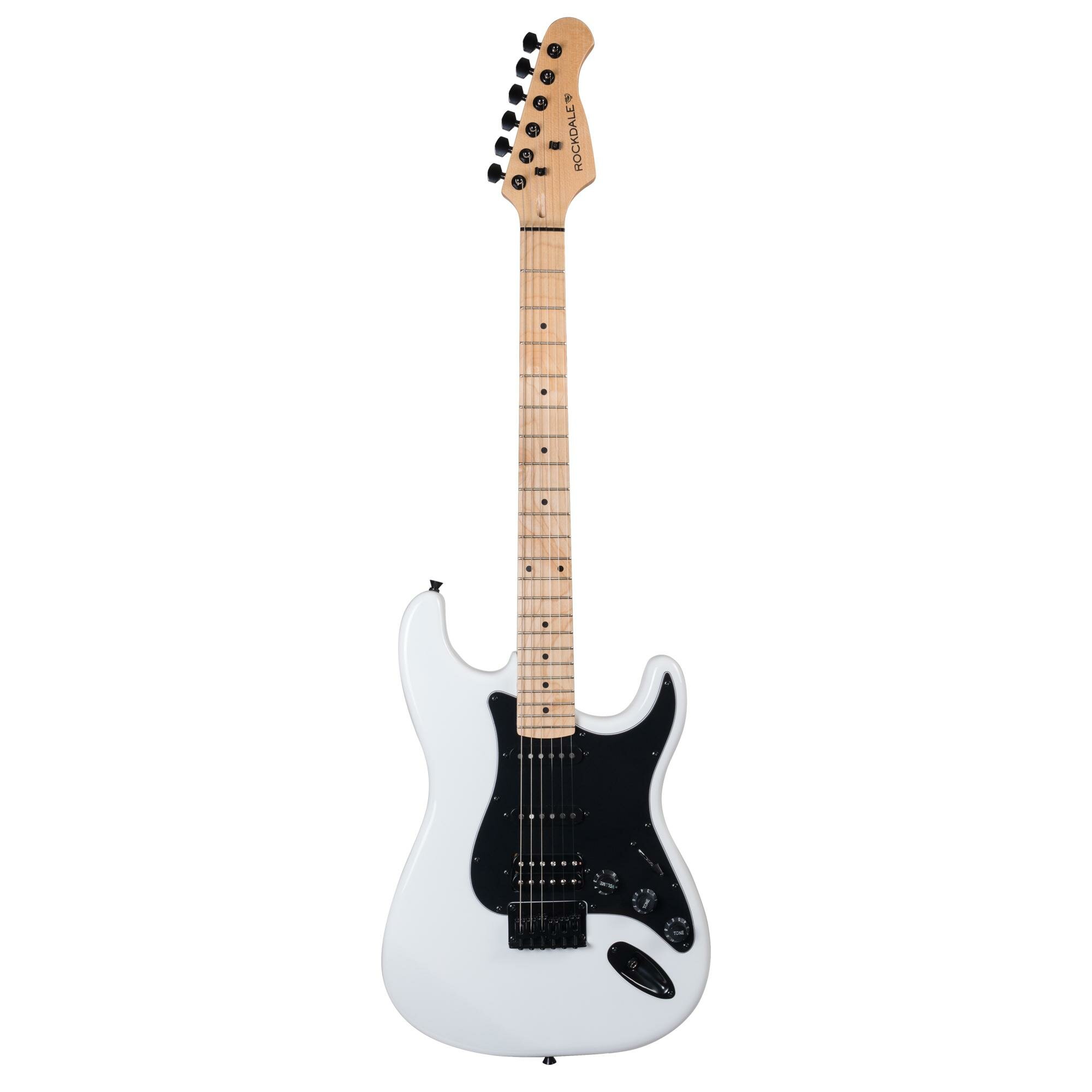 Электрогитара ROCKDALE Stars Plus HT HSS Maple White — фото 8