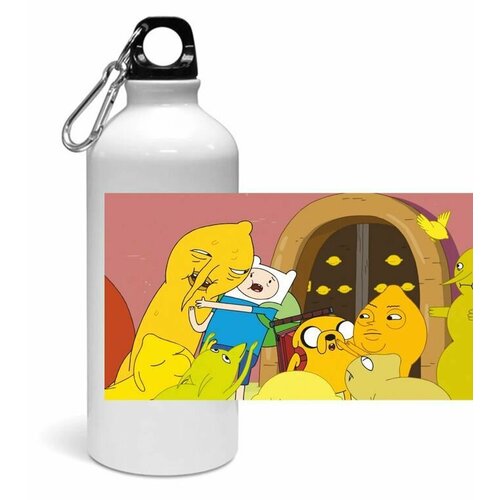 фото Бутылка спортивная время приключений, adventure time №2 goodbrelok