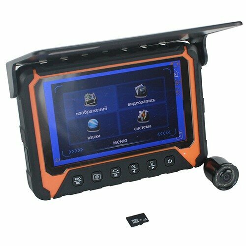 Подводная видеокамера для рыбалки SITITEK FishCam-550 DVR с функцией записи и обнаружения рыбы подводная видеокамера язь 52 компакт 9 без dvr pro