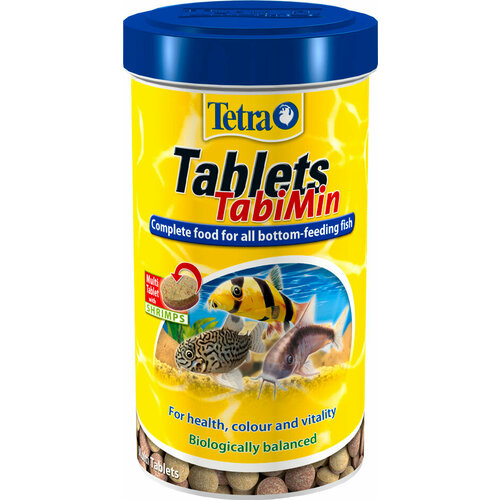 TETRA TABLETS TABIMIN корм таблетки для донных рыб (1040 т х 2 шт) tetra pleco tablets корм для травоядных донных рыб таблетки 120 таб