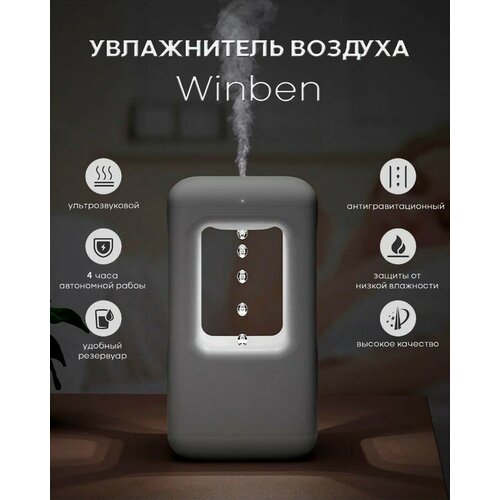 Увлажнитель воздуха ультразвуковой антигравитационный Xiaomi Winben WB21, RU-версия, евровилка