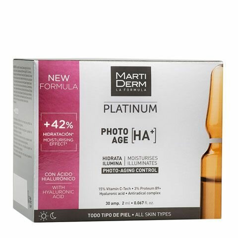 MartiDerm Платинум Ампулы Коррекция фотостарения Гиалуроновая кислота + 30x2 мл
