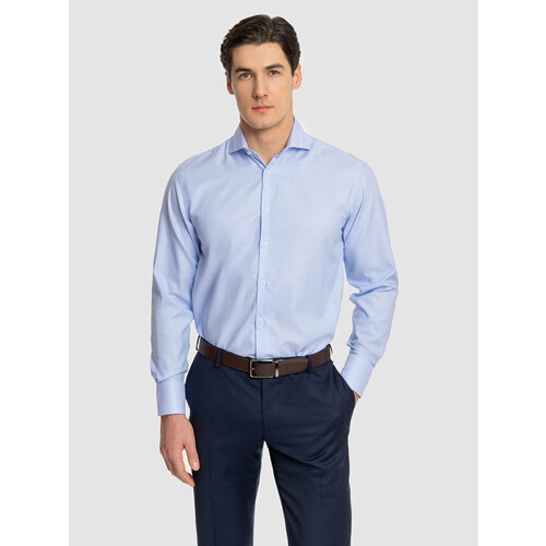 фото Рубашка kanzler, размер 38, голубой