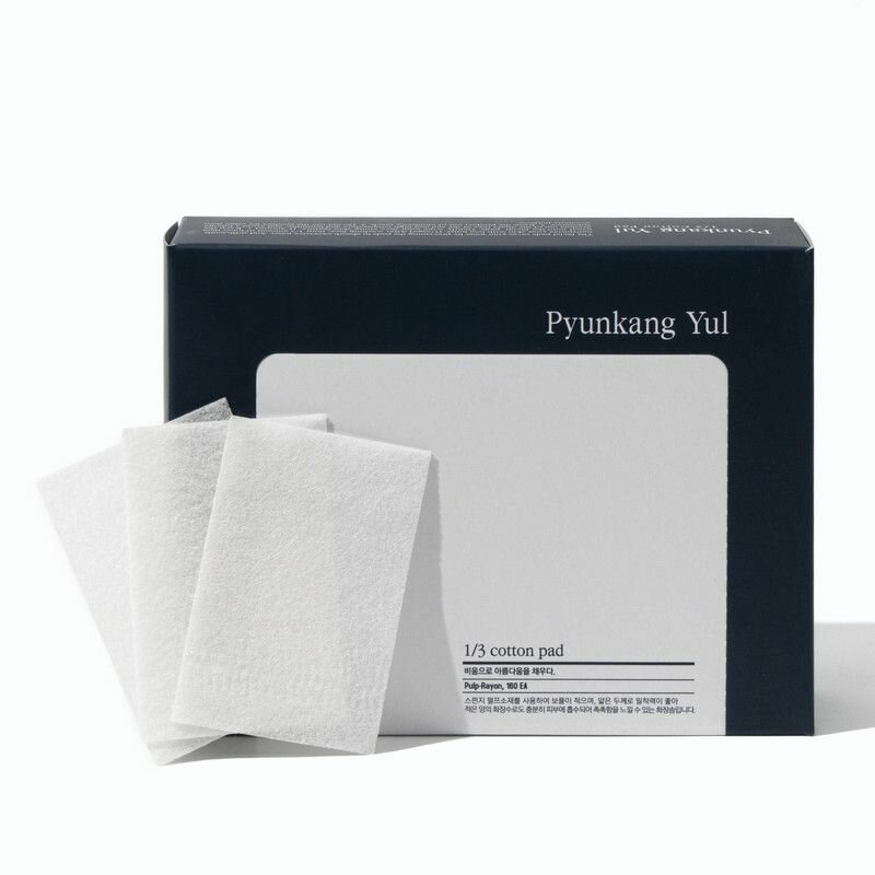 Хлопковые ватные диски - пэды для лица | Pyunkang Yul 1/3 Cotton pad 160 шт.