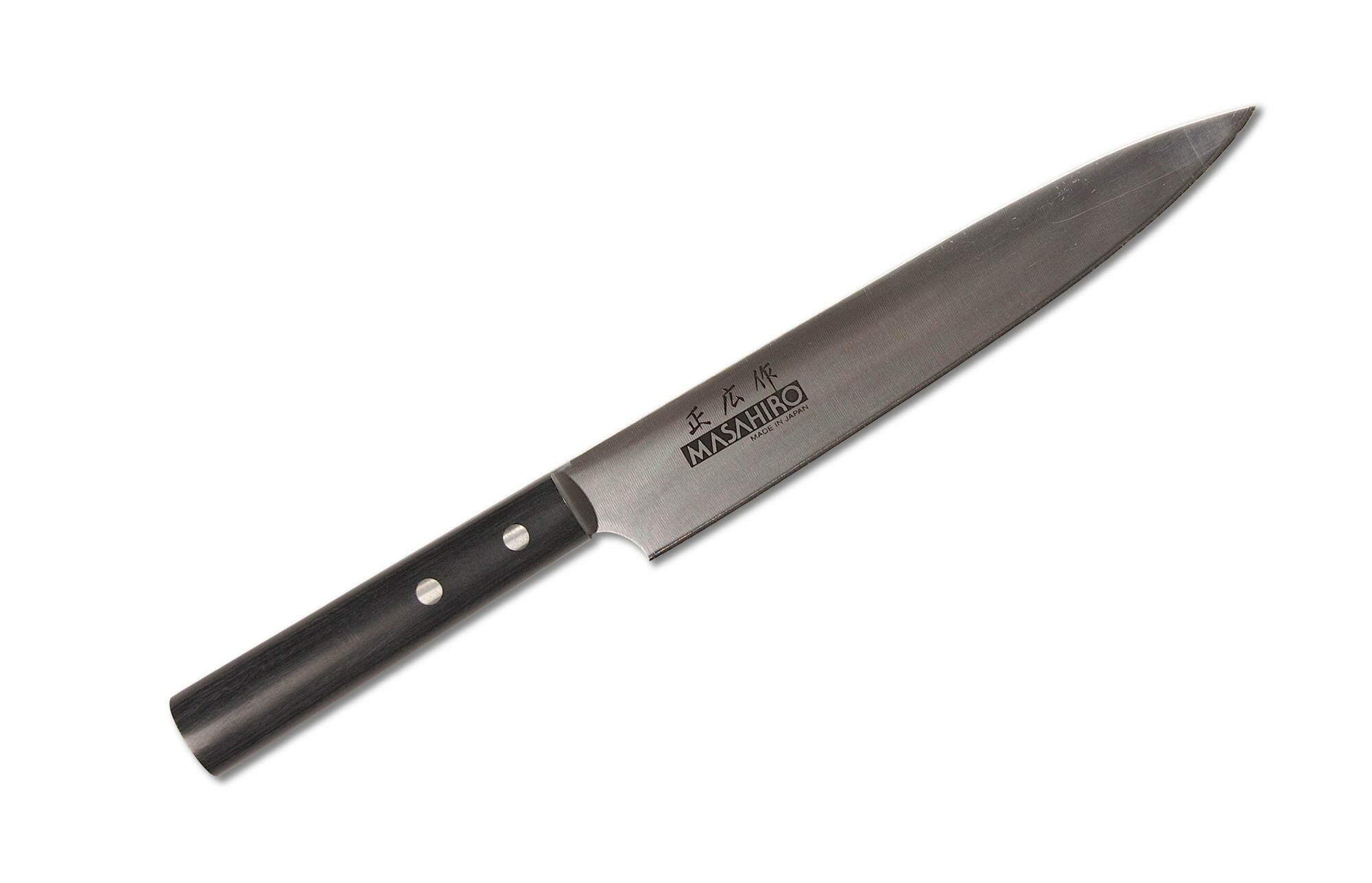 Нож кухонный Слайсер для тонкой нарезки 20 см Masahiro 35843