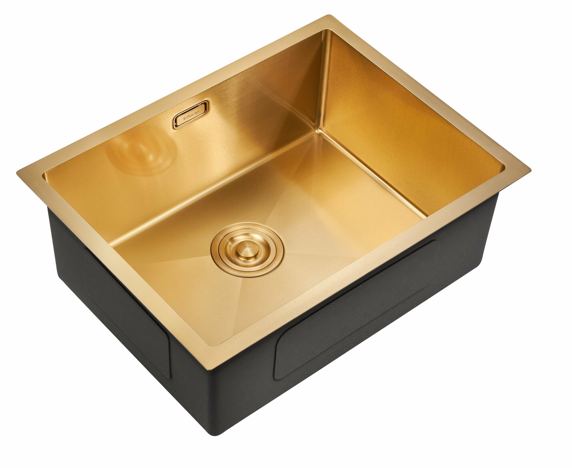 Мойка для кухни MILACIO Denia 58 Steel (MC.77458) золото