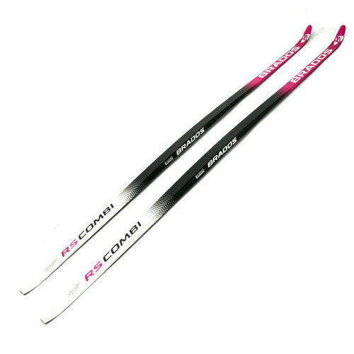 Лыжи беговые врослые пластиковые STC Brados RS Combi JR Black/Pink 164 см