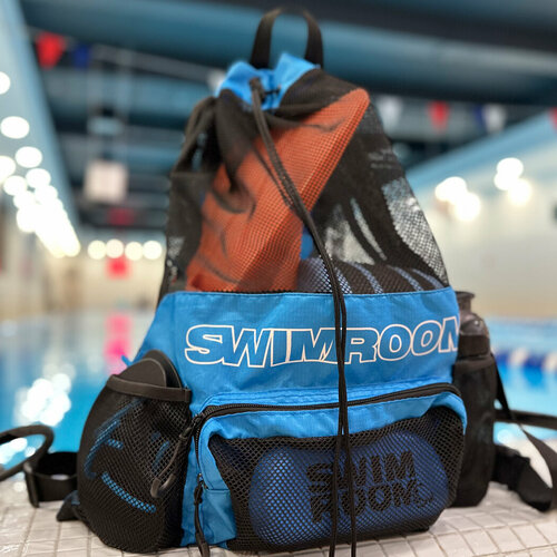 Сетчатый мешок - рюкзак для спорта и пляжного отдыха SwimRoom Mesh Backpack 2.0, синий
