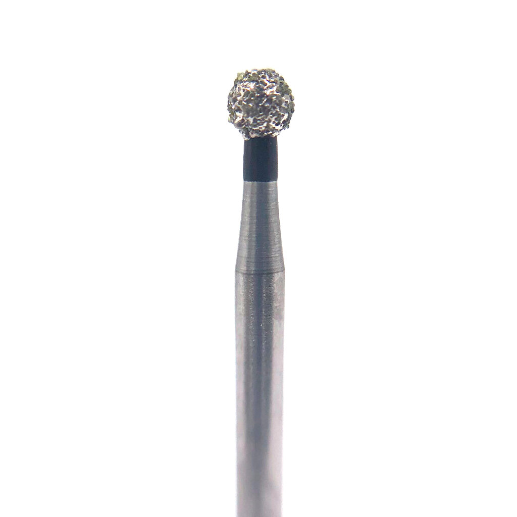 Бор алмазный Ecoline E 801 SC, шаровидный, под турбинный наконечник, D 2.3 мм, черный