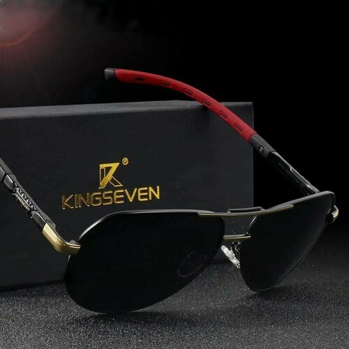 фото Солнцезащитные очки kingseven 7253, золотой, черный