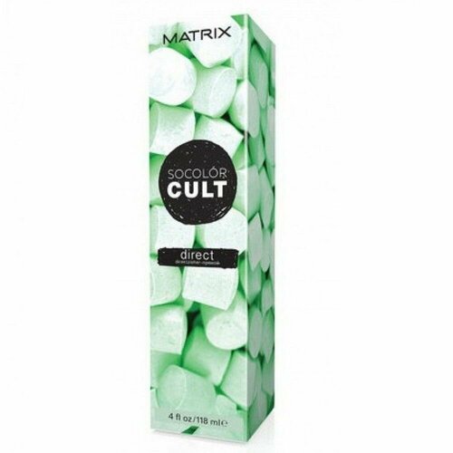 Matrix Краситель прямого действия / Socolor Cult, сладкая мята, 118 мл matrix краситель прямого действия socolor cult direct серебро диско 118 мл