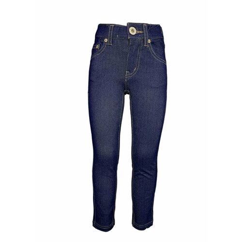 Джинсы MEWEI, размер 128, синий джинсы широкие mewei свободный силуэт размер 128 синий
