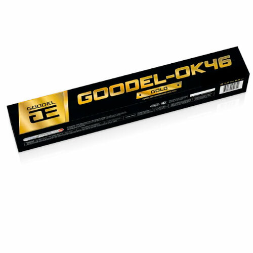 Электроды Goodel Электроды 2,5мм ОК-46 Gold 2.5*350 пачка 1кг электроды goodel ок 46 gold 2 5х350 мм 1 кг