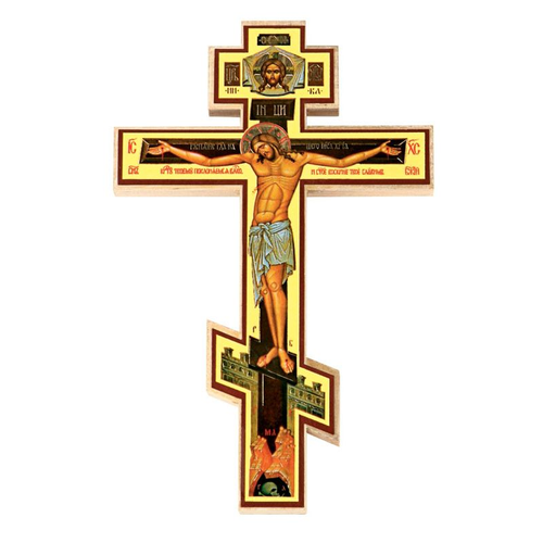 Крест Распятие Христа для интерьера крест херсонес крест из белого золота распятие христово 22560