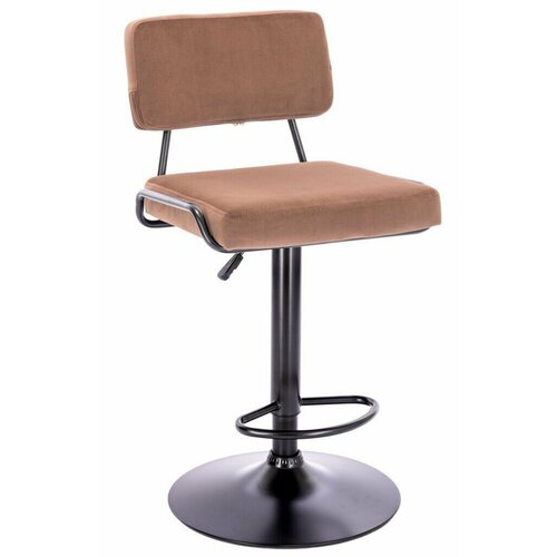 Стул барный Bit (велюр), капучино