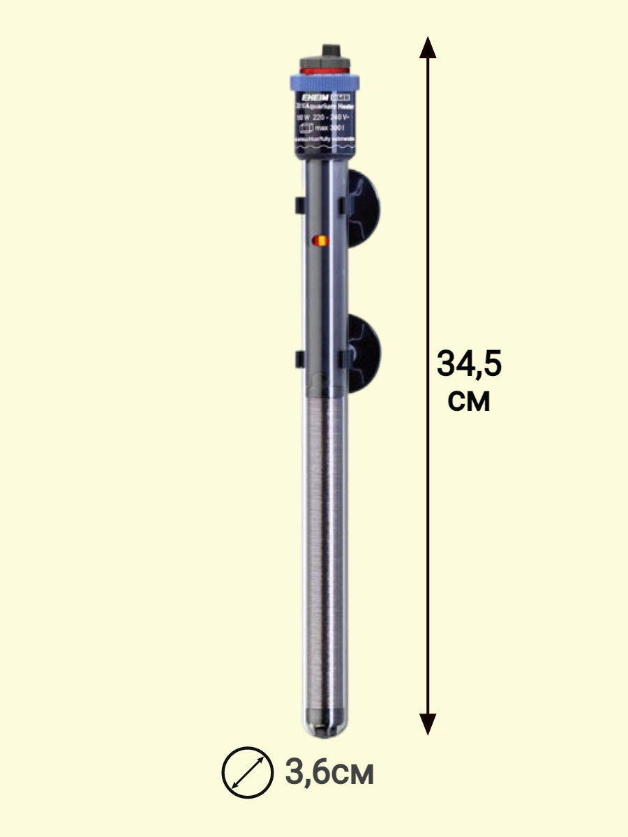 Нагреватель JAGER 150 ВТ (200-300л.), шт - фотография № 4