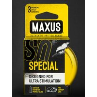 Презервативы точечно-ребристые MAXUS Special в кейсе, 3 шт