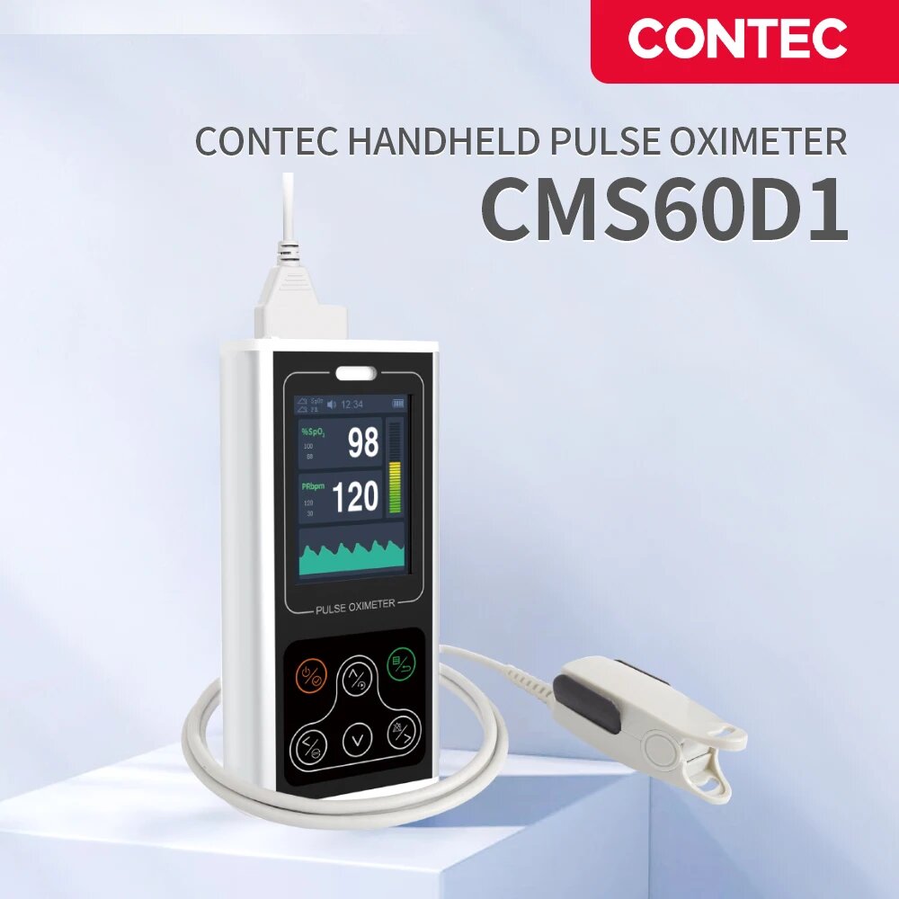Изображение Contec Ручной пульсоксиметр для пальцев, Adult and Neonate