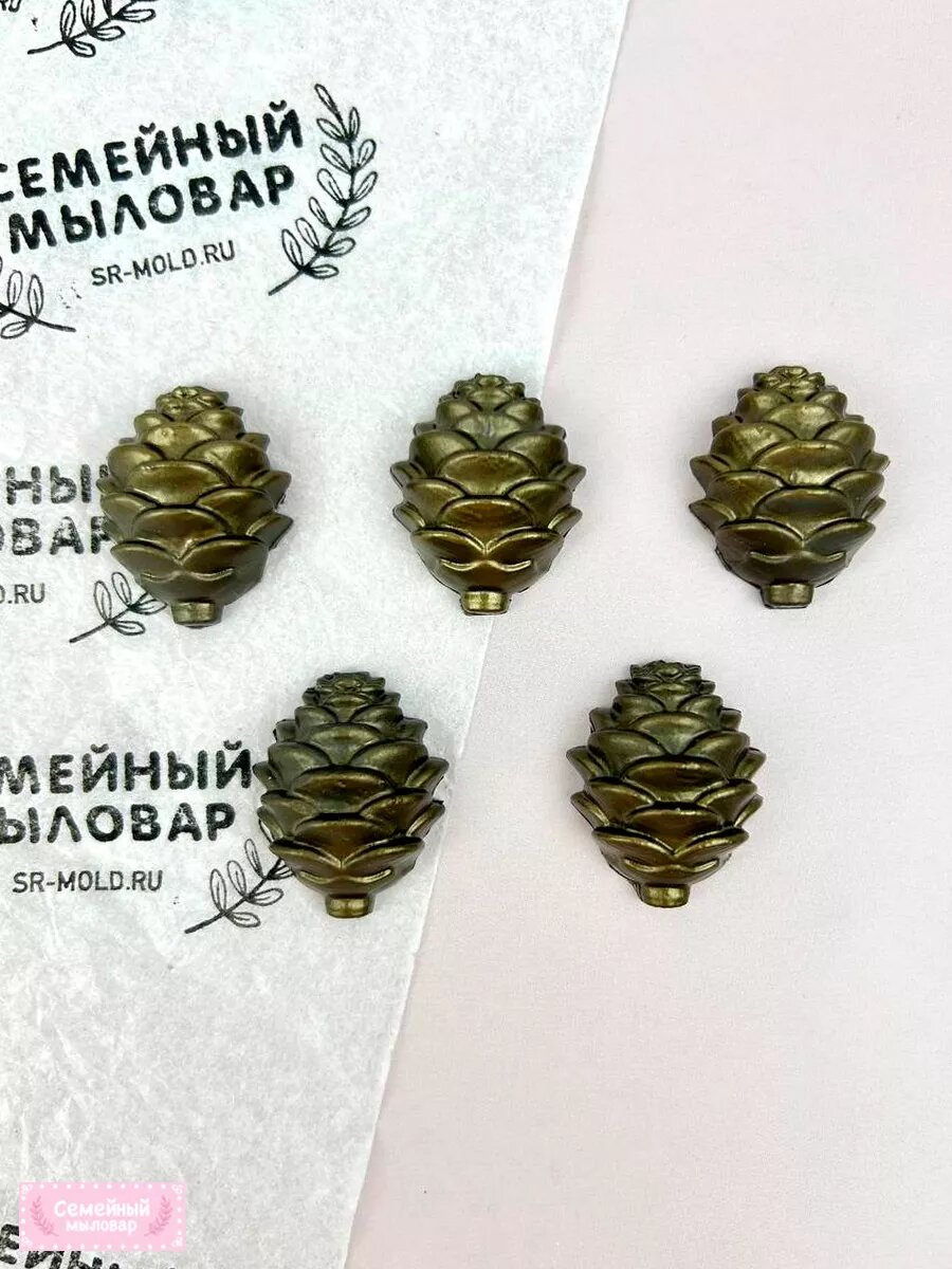 Силиконовая форма / молд для шоколада Шишки — фото 1