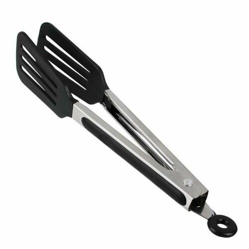 Щипцы-лопатка кухонные 25см нержавеющая стальнейлон 319₽