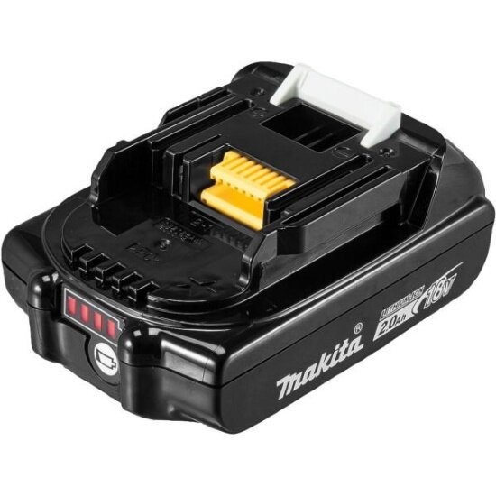 Аккумулятор Makita BL1820B (LXT 18В, 2,0Ач, индикатор заряда), полиэт. пакет LXT — фото 1