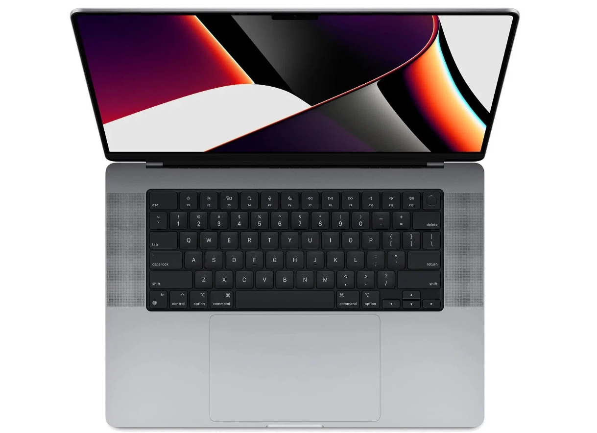 Ноутбук Apple MacBook Pro 16 (2021), M1 Pro, 16/512Gb, SSD, (MK183RU), Space Gray (Русская раскладка) ростест — фото 1