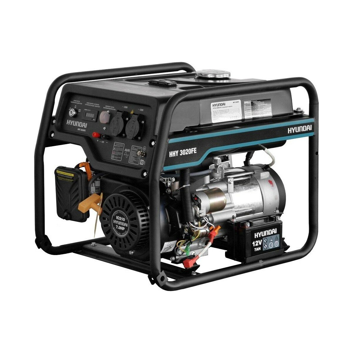 Культиваторы мотоблоки Hyundai 3758620 HHY 3020FE Генератор бензиновый