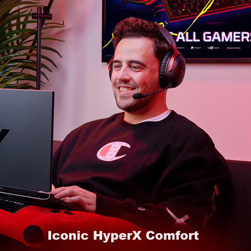 Беспроводные наушники HYPERX Cloud III Hurricane 3, Black — фото 1