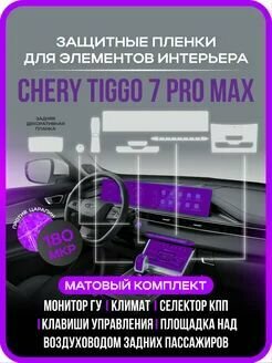 Chery Tiggo 7 pro max матовая защитная пленка