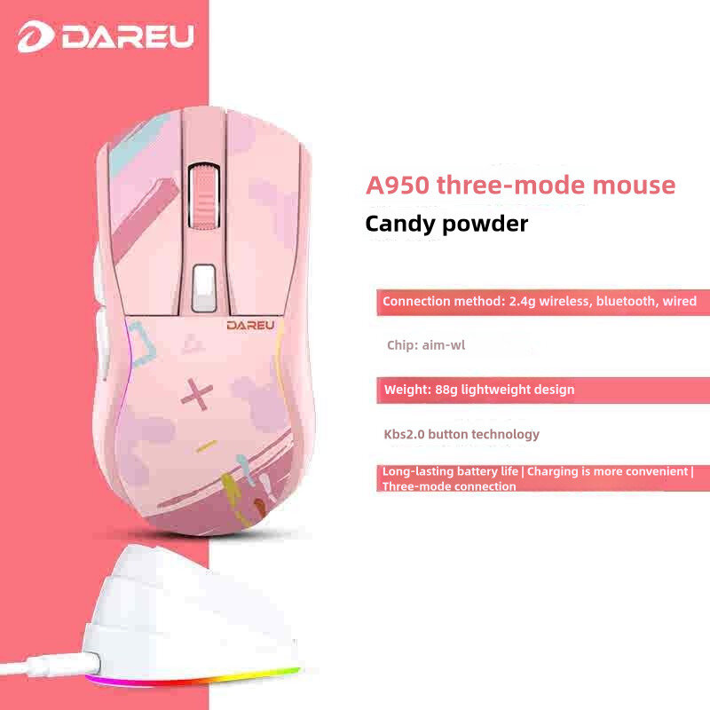 Dareu A950 Мышь игровая долговечная легкая высокопроизводительная