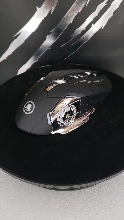 Механическая беспроводная мышь Cool Choice, бесшумная, игровая, Bluetooth 5.1 и 2.4 с подсветкой RGB, черный — фото 1