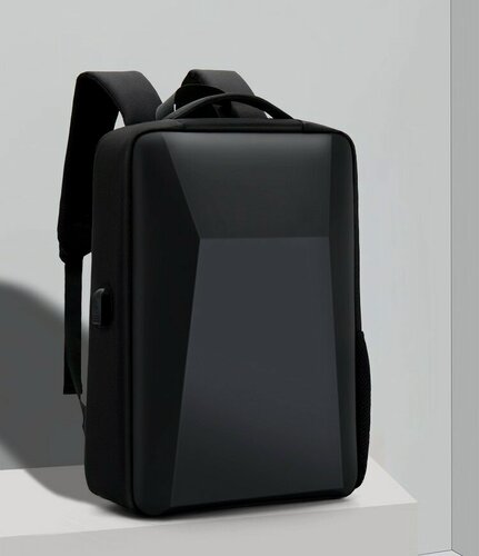 Изображение товара Рюкзак мужской городской дорожный для ноутбука 15,6" водонепроницаемый тканевый с USB зарядкой подростковый