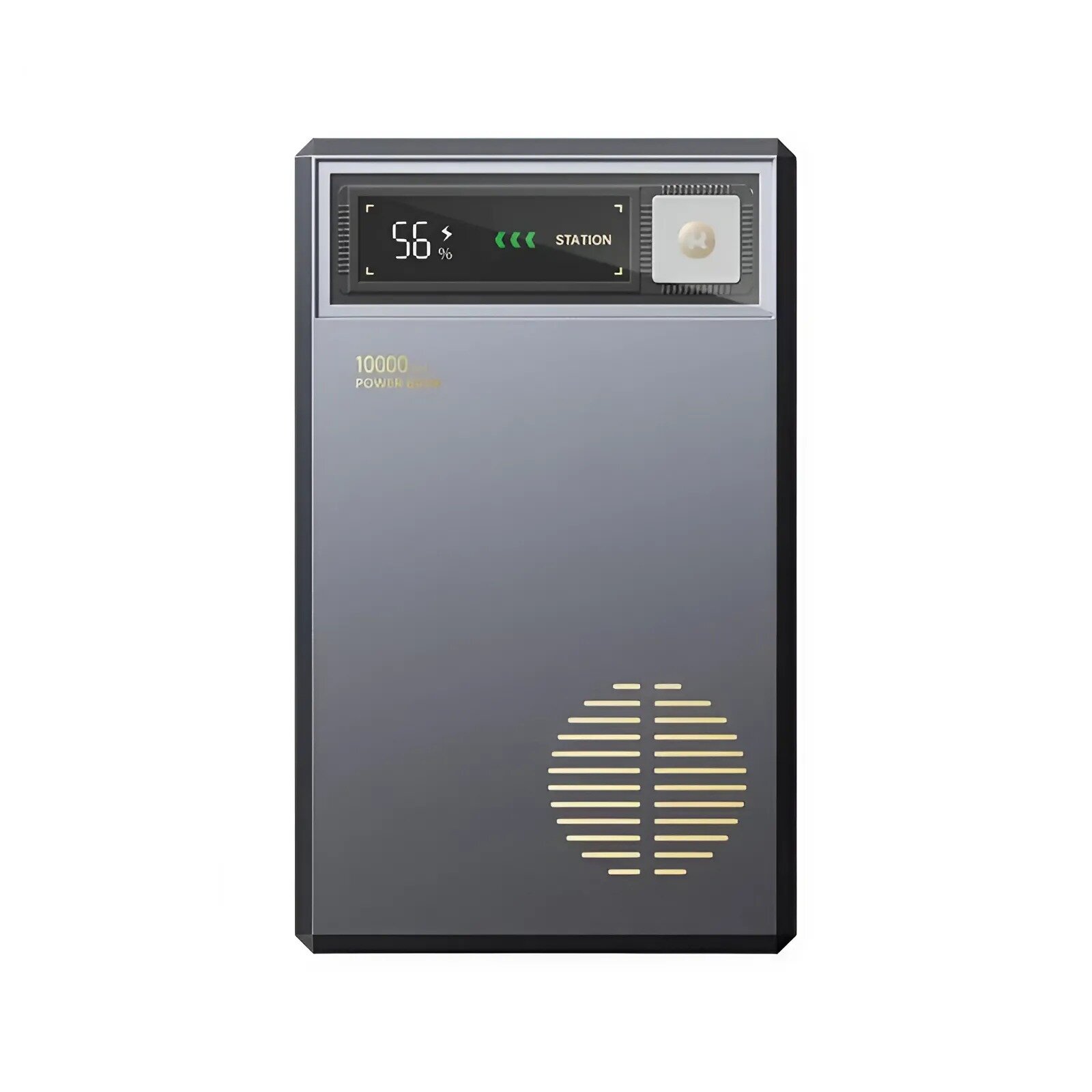 Внешний аккумулятор с авторским дизайном ROCK PD20W Retro Magnetic Wireless Power Bank 10000mAh серый