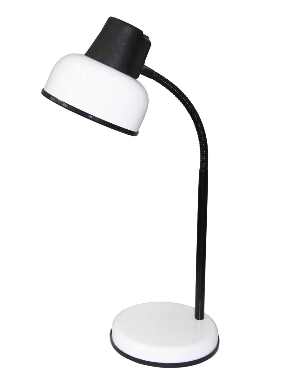 Настольная лампа светильник Бета Ш ННБ37-60-162 белый E27 220В Трансвит