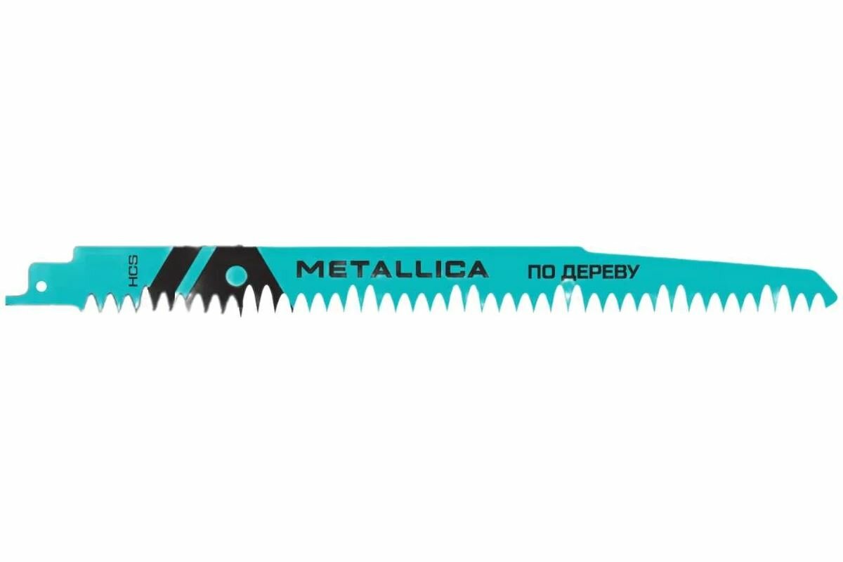 Пилки сабельные METALLICA Optima S1542K 240/215мм шаг 85мм HCS по дереву 2шт 908327