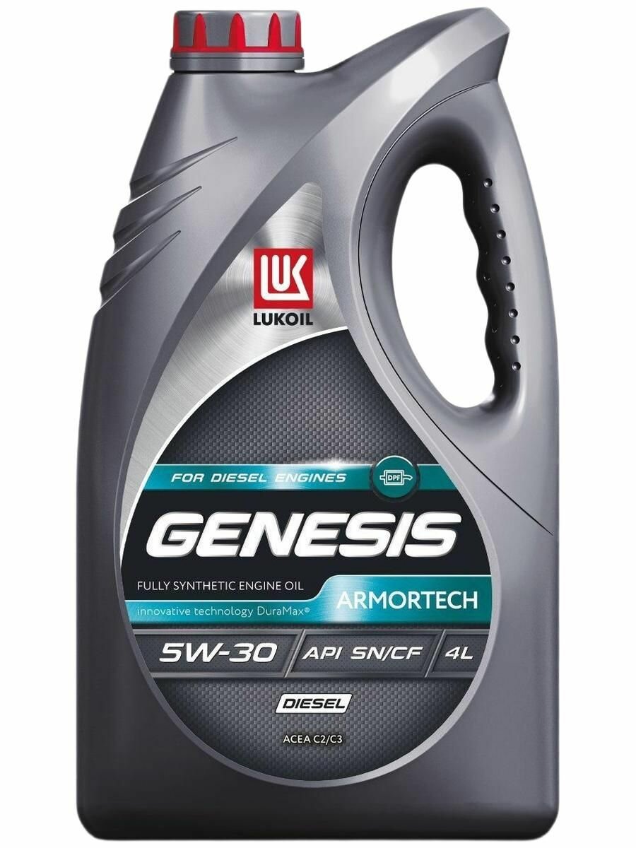 Масло моторное синтетическое LUKOIL GENESIS ARMORTECH DIESEL 5W-30 SN/CF /C2/C3 4л