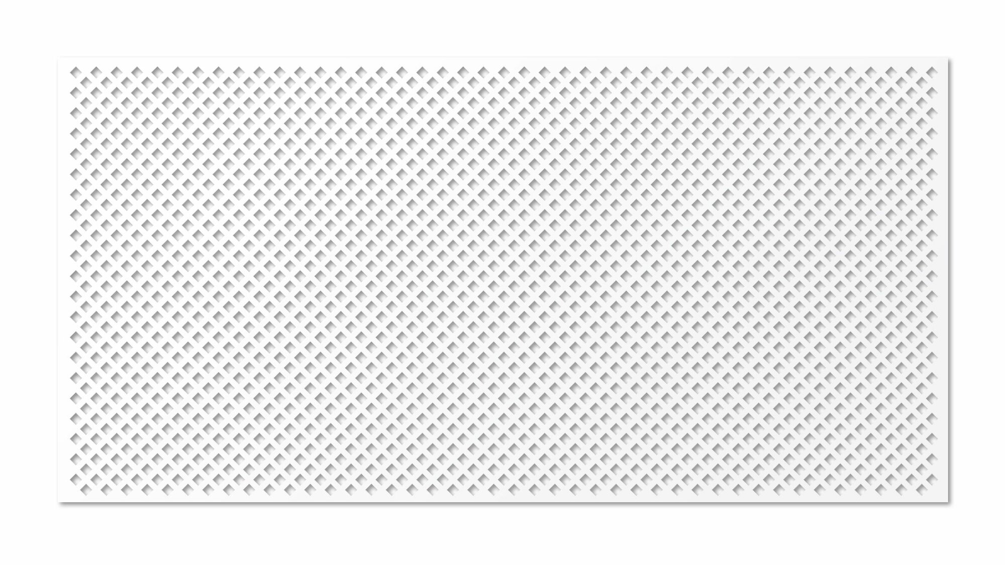 Панель для радиатора декоративная 120х60см Глория белый