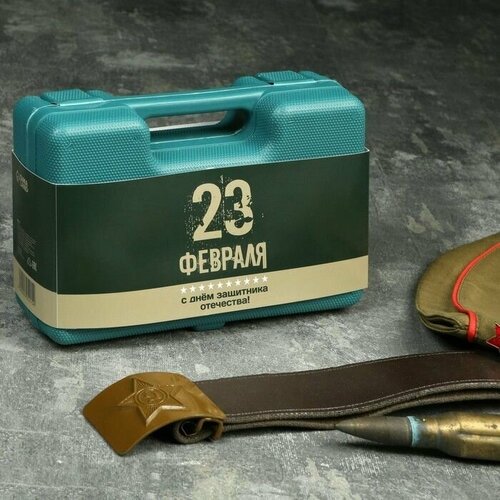 Набор инструментов в подарочном кейсе к 23 февраля 7 предметов 1530₽