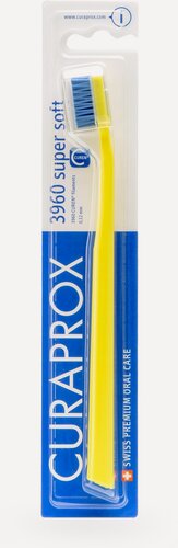 Изображение товара Зубная щетка Curaprox "Supersoft" CS 3960, мягкая щетина, желтая
