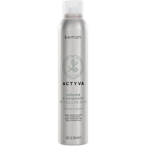 Kemon Аэрозоль для объема и текстуры Actyva Volume e Corposita Dry Volume Spray Velian, 200 мл