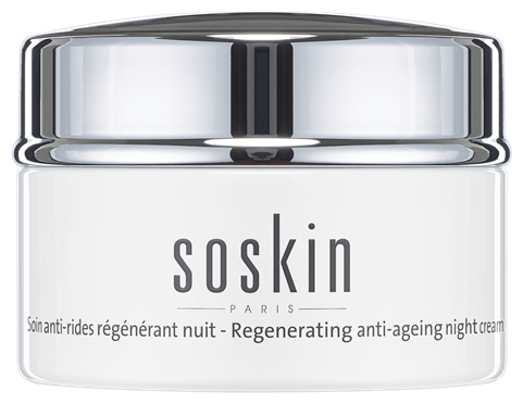Крем Soskin Regenerating Anti-ageing Night Cream антивозрастной ночной для лица, шеи и декольте, 50 мл