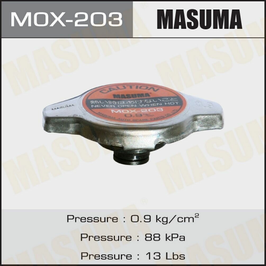 Крышка радиатора 0.9 kg/cm2 MOX203