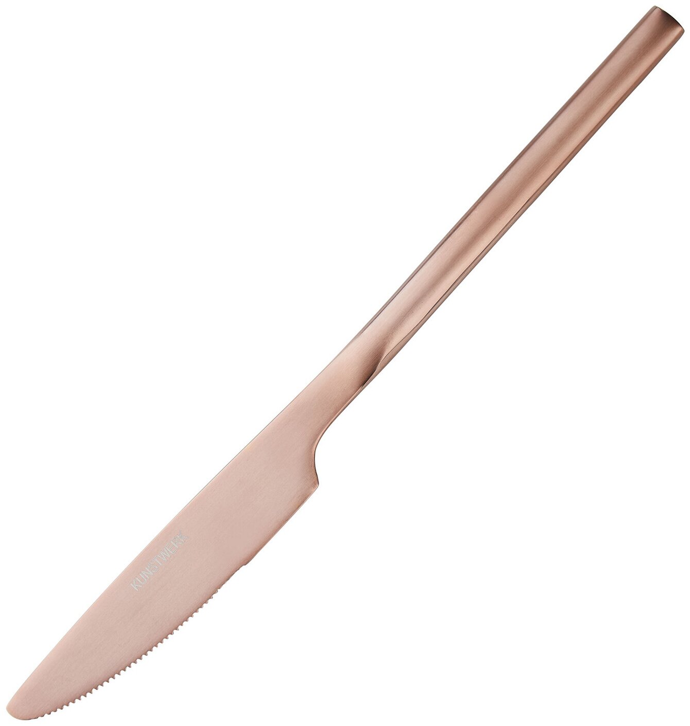 Нож столовый Kunstwerk Саппоро бэйсик длина 22см, нерж. сталь, розово-золотой