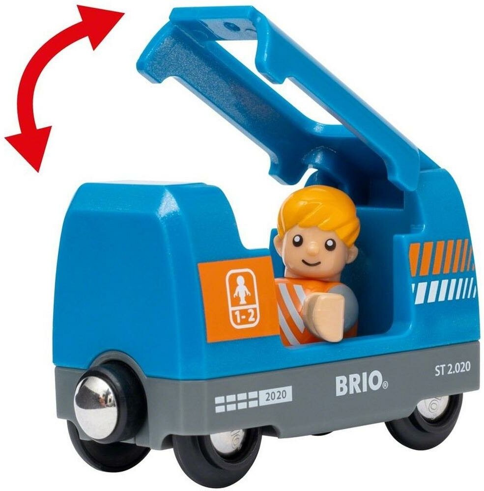 Brio Железная дорога Круговой тоннель, серия Smart Tech, 33974, 1 вагон, разноцветный - фото №4