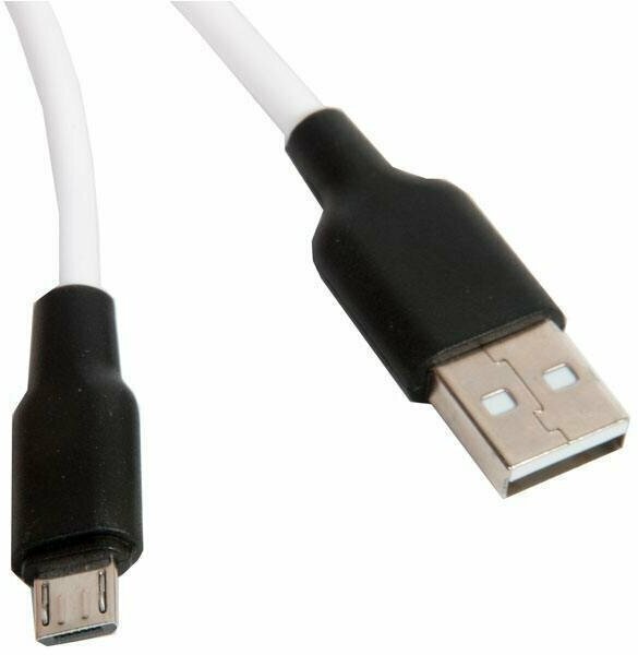 Кабель Hoco X21 Plus Micro USB 2.4А 2.0м, белый