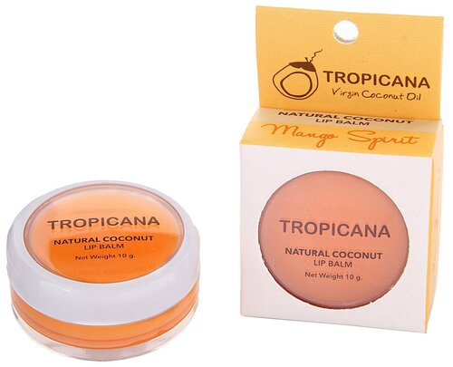 Tropicana Бальзам для губ Аромат манго, прозрачный