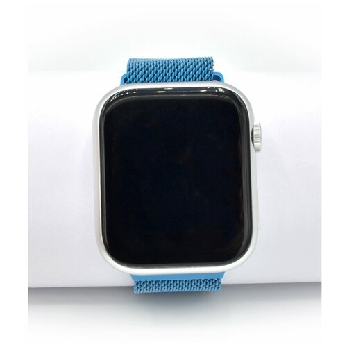 фото Ремешок (миланская петля) inaks для часов apple watch 42/44 синий