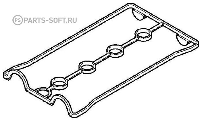 Прокладка клапанной крышки - Elring арт. 457.250