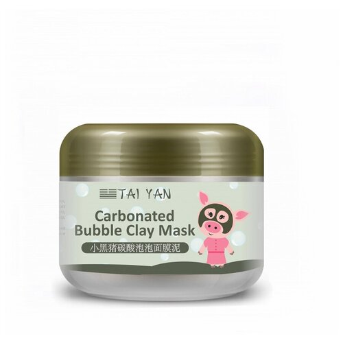 фото Tai yan пузырьковая маска carbonated clay mask, 100 г